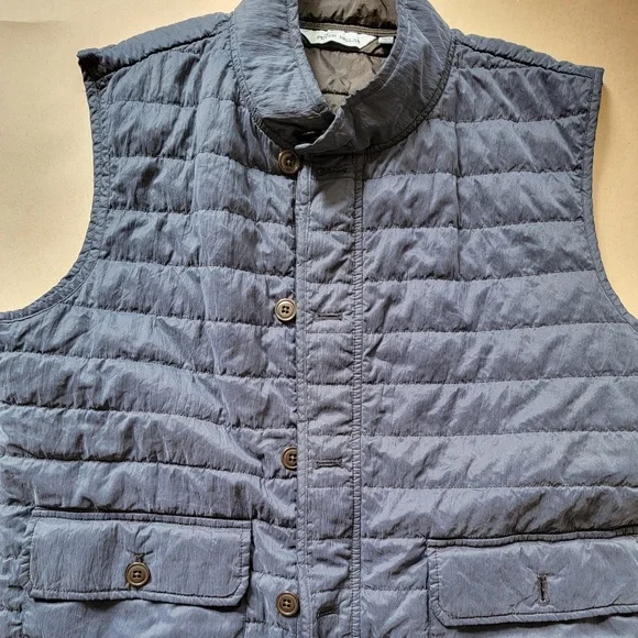 PETER MILLAR Men's Crown Greenwich Garment-Dyed Gilet In Navy, Size L